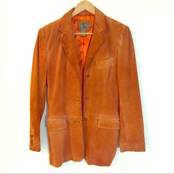 Vintage Calvin Klein Suede Blazer 